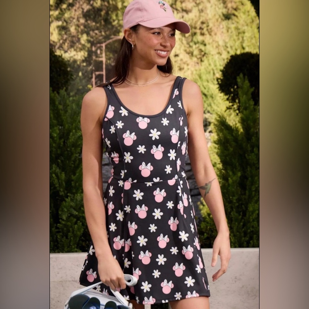 Disney Minnie Mouse Floral Allover Print Active Dress from Box Lunch